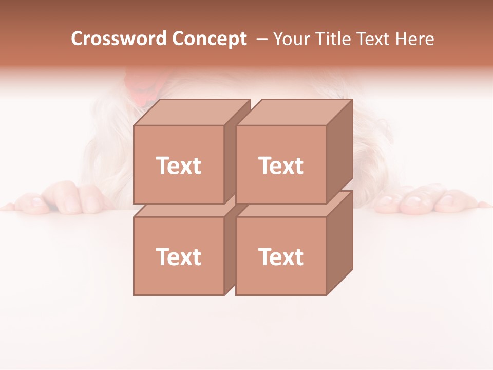 Coward Table Hand PowerPoint Template