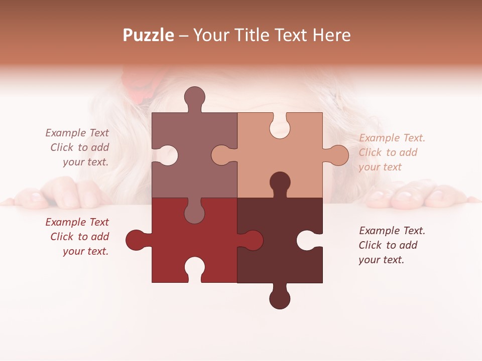 Coward Table Hand PowerPoint Template