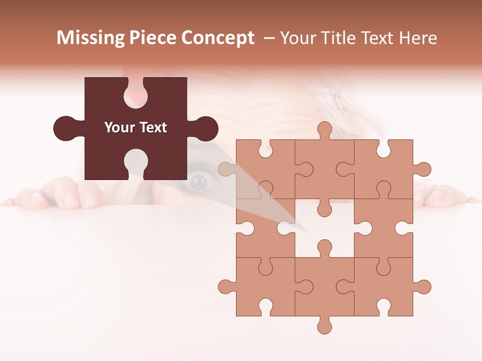 Coward Table Hand PowerPoint Template