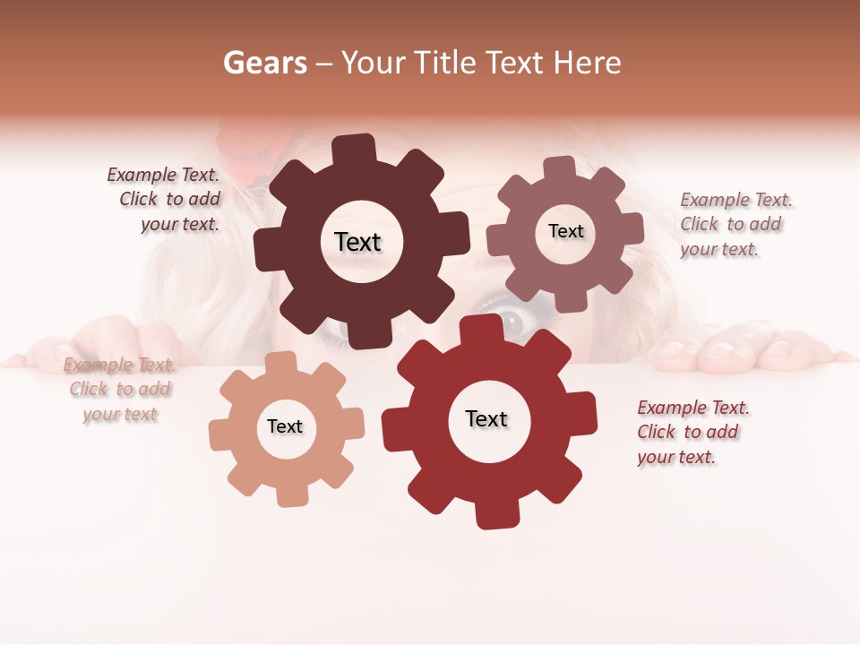 Coward Table Hand PowerPoint Template