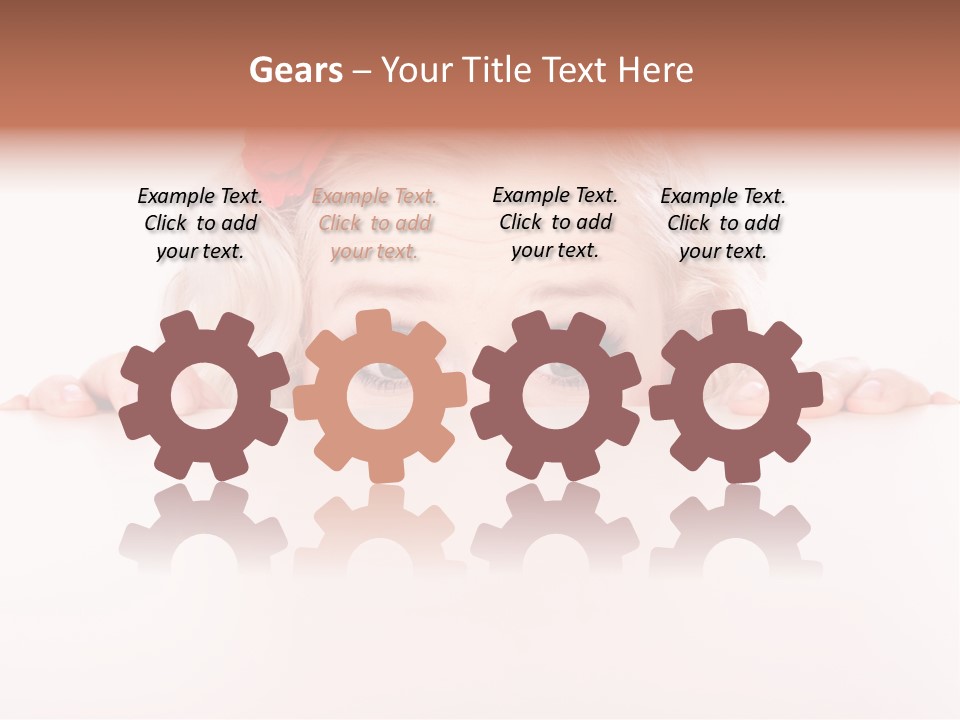 Coward Table Hand PowerPoint Template