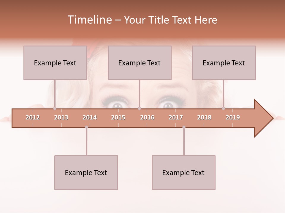 Coward Table Hand PowerPoint Template