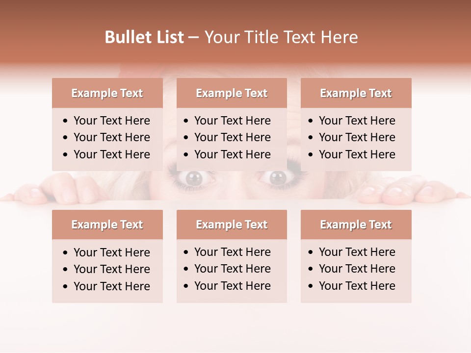 Coward Table Hand PowerPoint Template