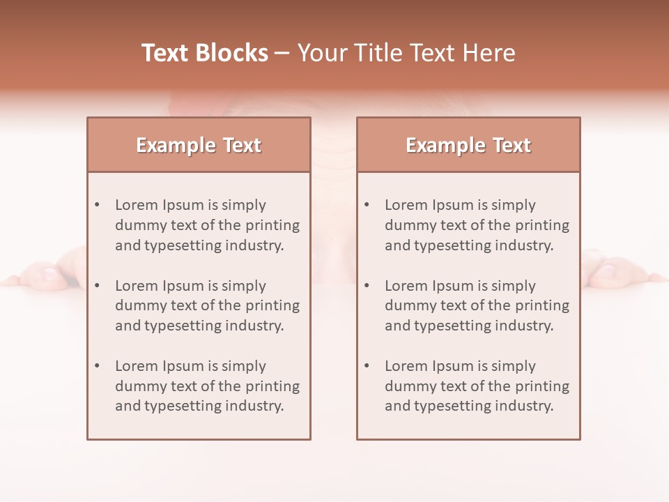 Coward Table Hand PowerPoint Template