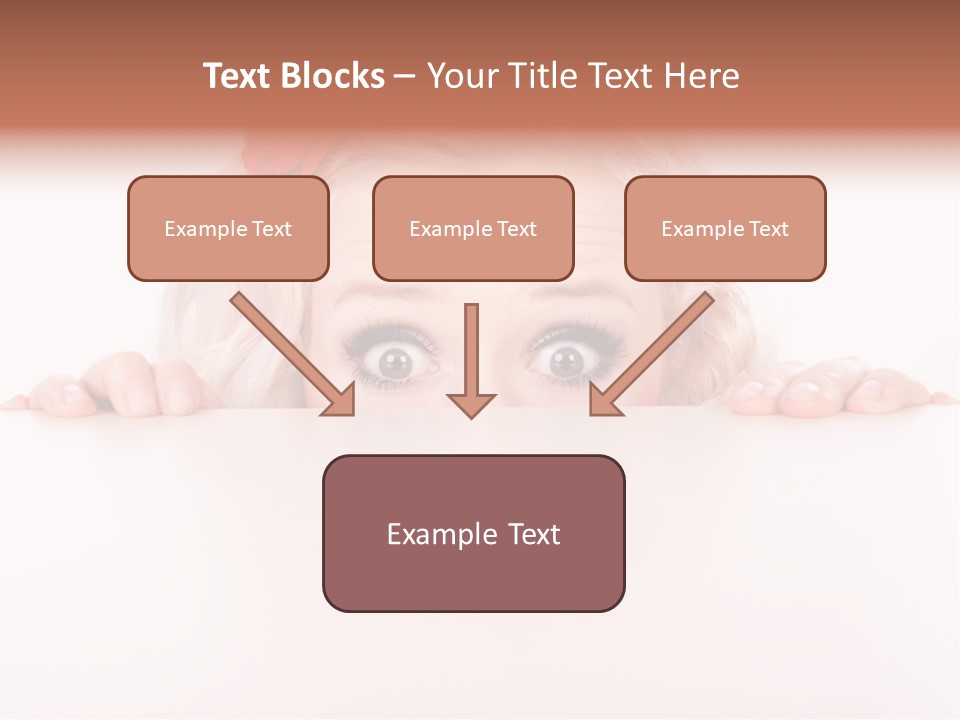 Coward Table Hand PowerPoint Template