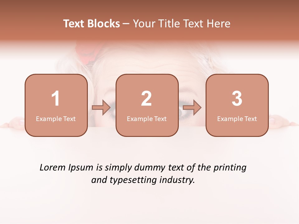 Coward Table Hand PowerPoint Template