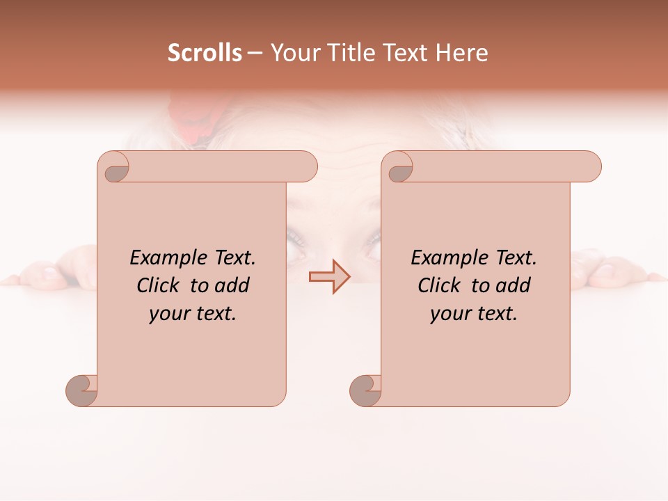 Coward Table Hand PowerPoint Template