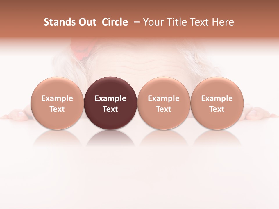 Coward Table Hand PowerPoint Template