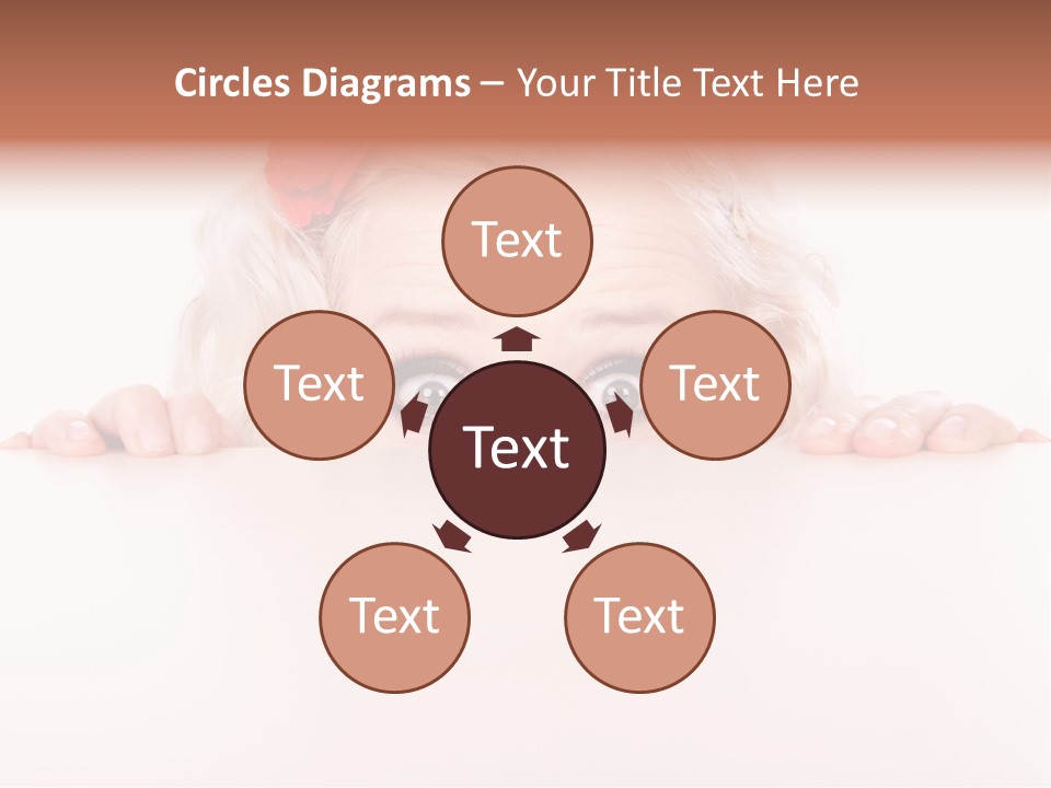 Coward Table Hand PowerPoint Template