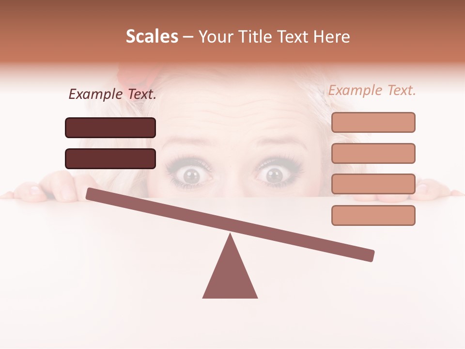 Coward Table Hand PowerPoint Template