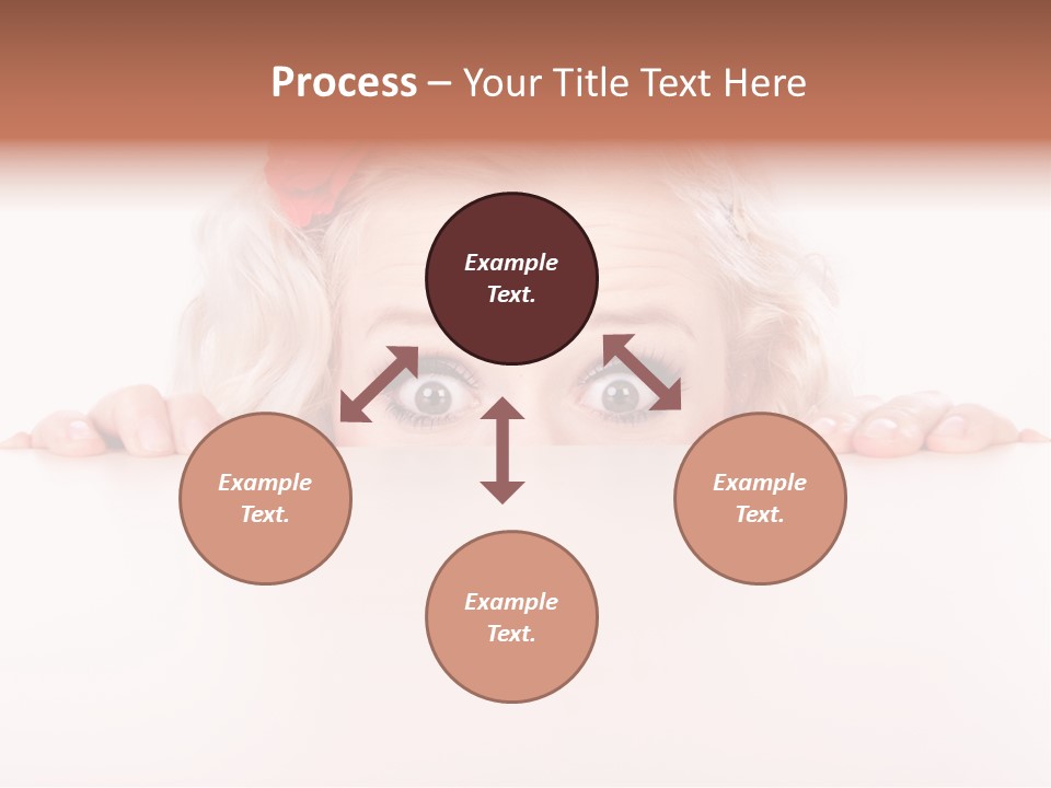 Coward Table Hand PowerPoint Template