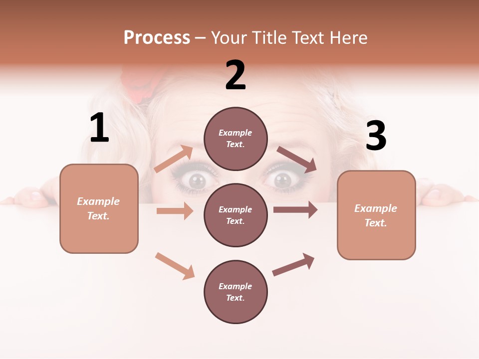Coward Table Hand PowerPoint Template