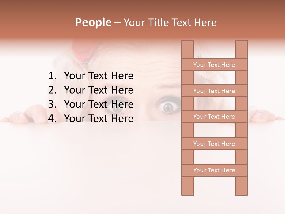 Coward Table Hand PowerPoint Template