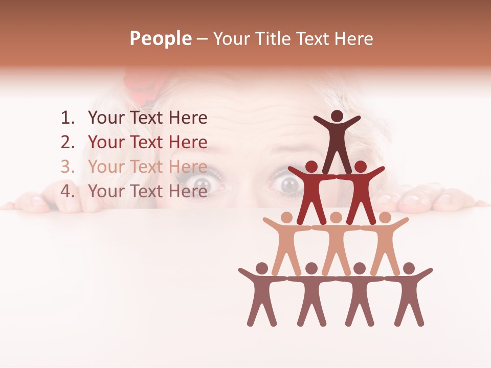 Coward Table Hand PowerPoint Template