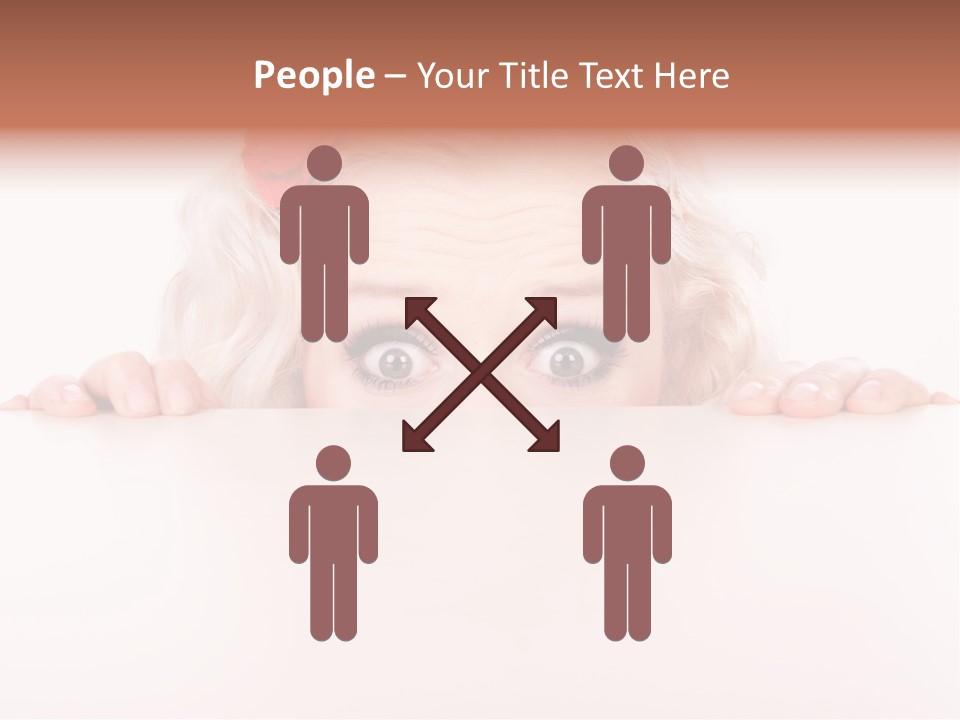 Coward Table Hand PowerPoint Template