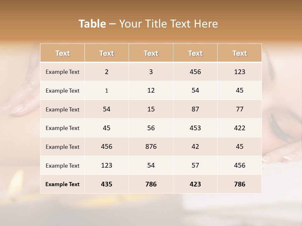 Healthy Happy Salon PowerPoint Template