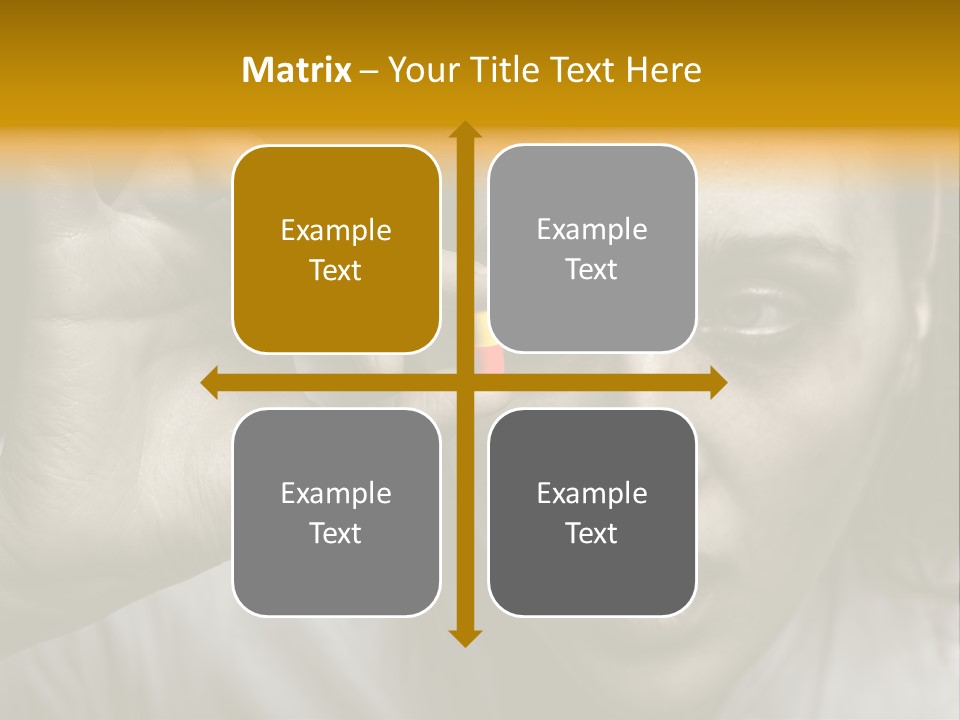 A Woman Holding A Pill Pill In Front Of Her Face PowerPoint Template