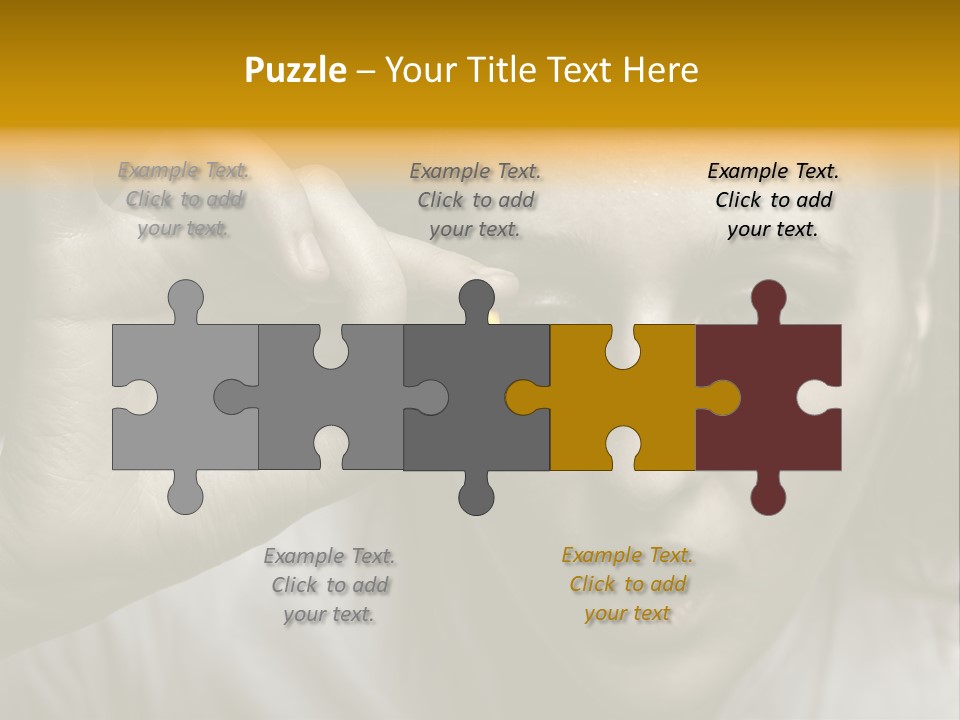 A Woman Holding A Pill Pill In Front Of Her Face PowerPoint Template