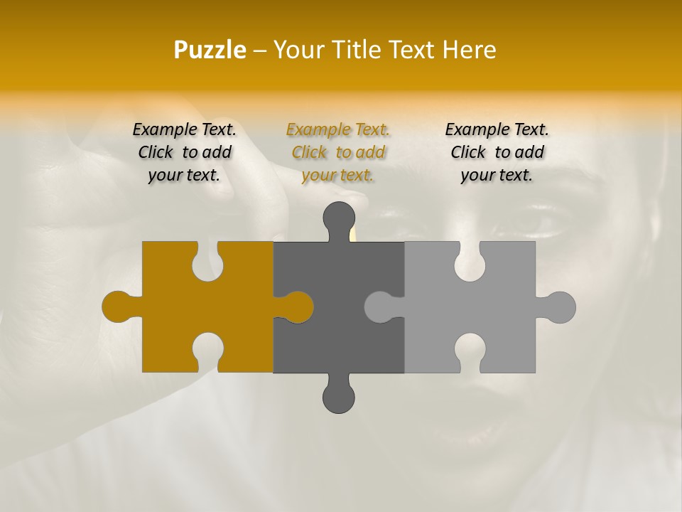 A Woman Holding A Pill Pill In Front Of Her Face PowerPoint Template