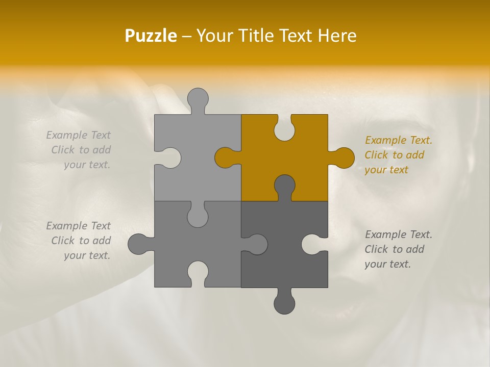 A Woman Holding A Pill Pill In Front Of Her Face PowerPoint Template