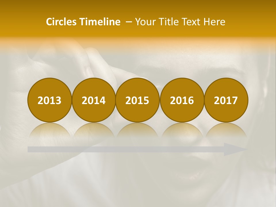 A Woman Holding A Pill Pill In Front Of Her Face PowerPoint Template