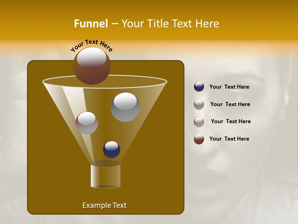 A Woman Holding A Pill Pill In Front Of Her Face PowerPoint Template