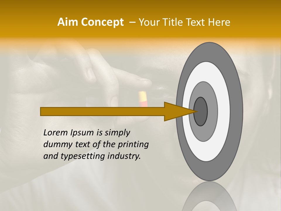 A Woman Holding A Pill Pill In Front Of Her Face PowerPoint Template