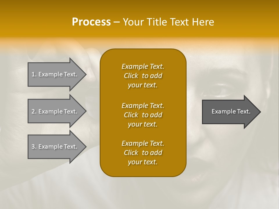 A Woman Holding A Pill Pill In Front Of Her Face PowerPoint Template