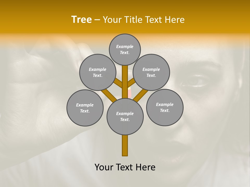 A Woman Holding A Pill Pill In Front Of Her Face PowerPoint Template