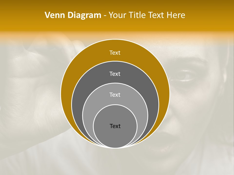 A Woman Holding A Pill Pill In Front Of Her Face PowerPoint Template