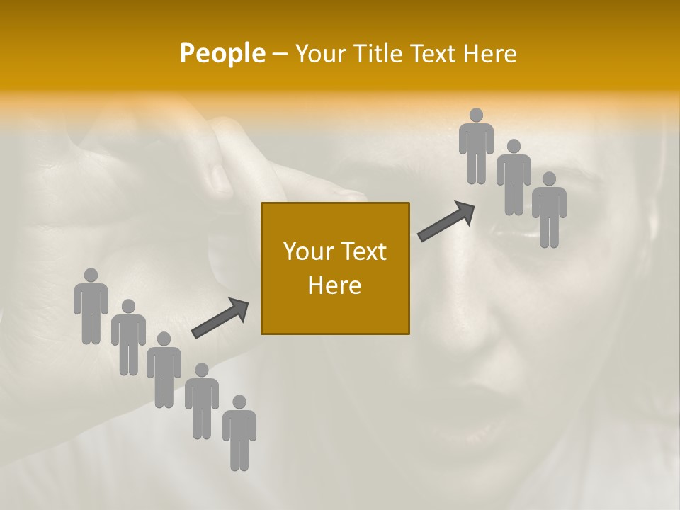 A Woman Holding A Pill Pill In Front Of Her Face PowerPoint Template