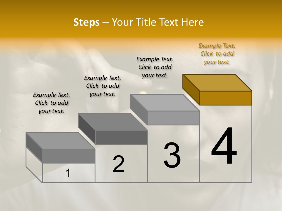 A Woman Holding A Pill Pill In Front Of Her Face PowerPoint Template