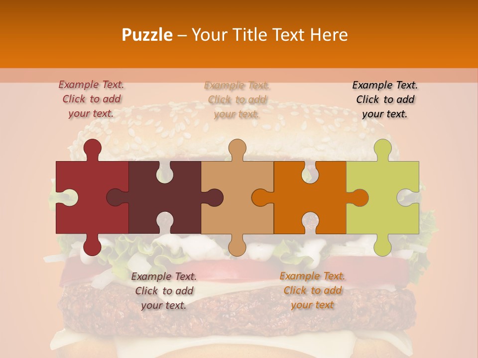 Single Cuisine Colorful PowerPoint Template