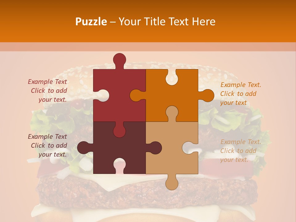 Single Cuisine Colorful PowerPoint Template