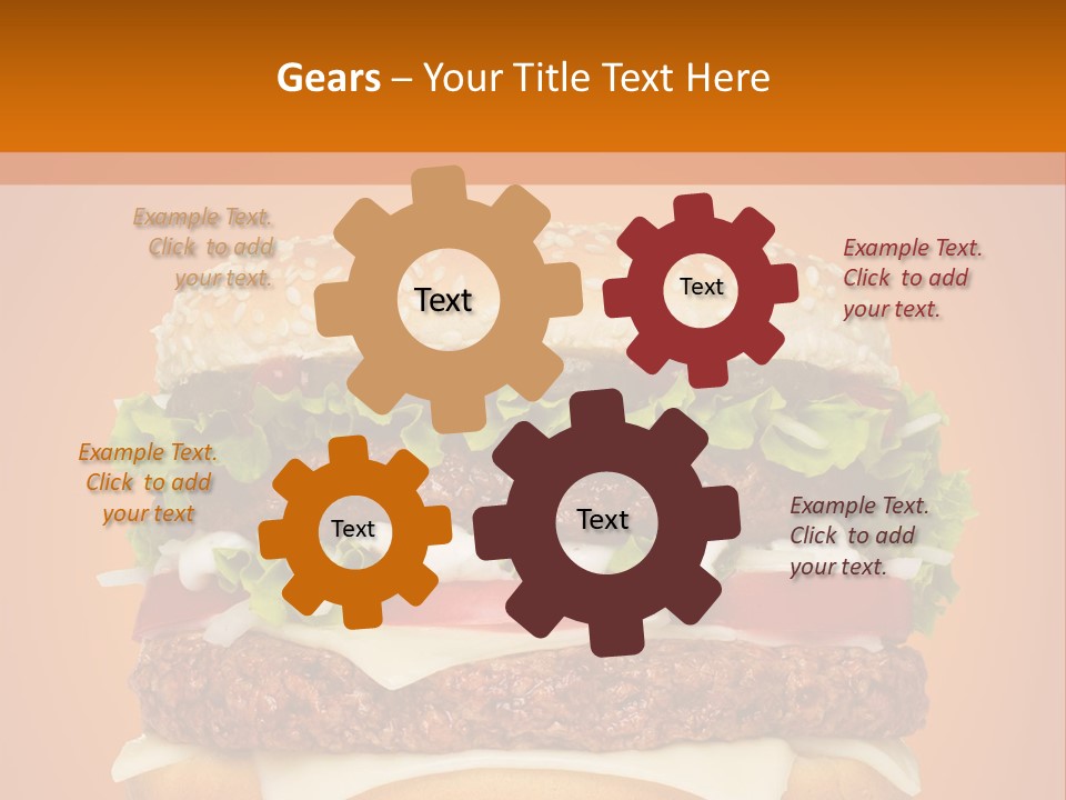 Single Cuisine Colorful PowerPoint Template