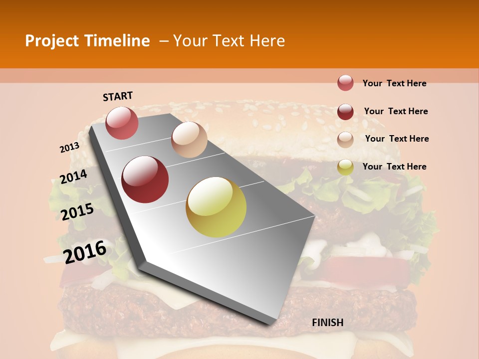 Single Cuisine Colorful PowerPoint Template
