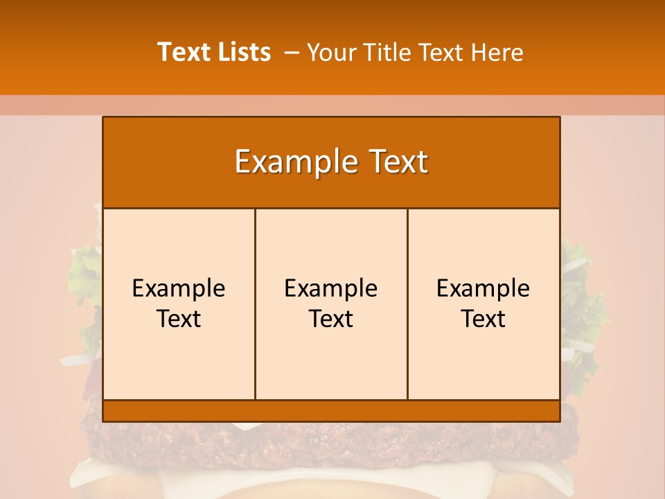 Single Cuisine Colorful PowerPoint Template