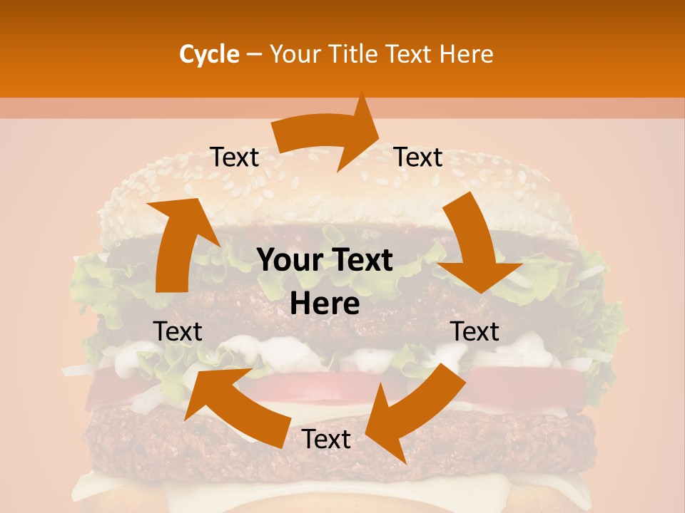 Single Cuisine Colorful PowerPoint Template