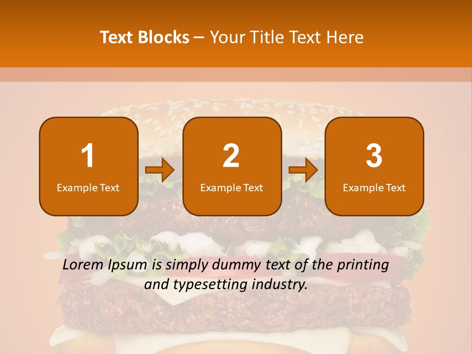 Single Cuisine Colorful PowerPoint Template