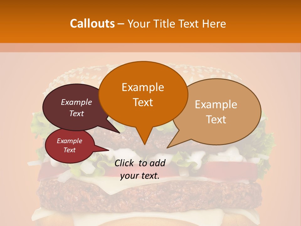 Single Cuisine Colorful PowerPoint Template