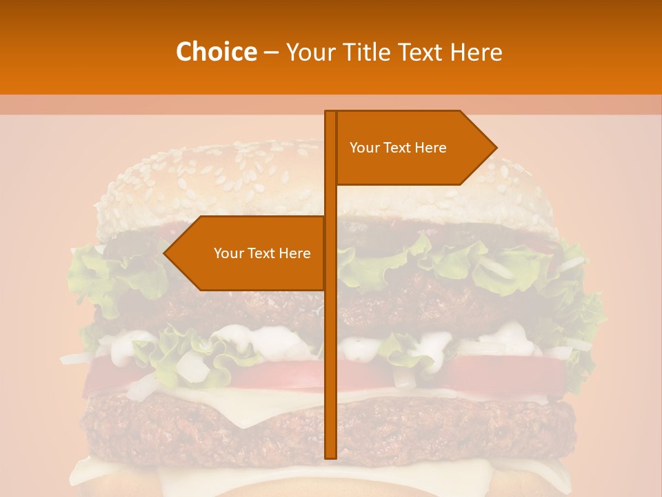 Single Cuisine Colorful PowerPoint Template