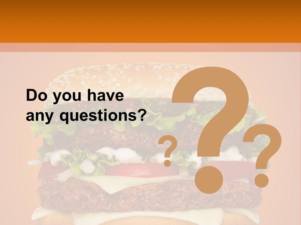 Single Cuisine Colorful PowerPoint Template