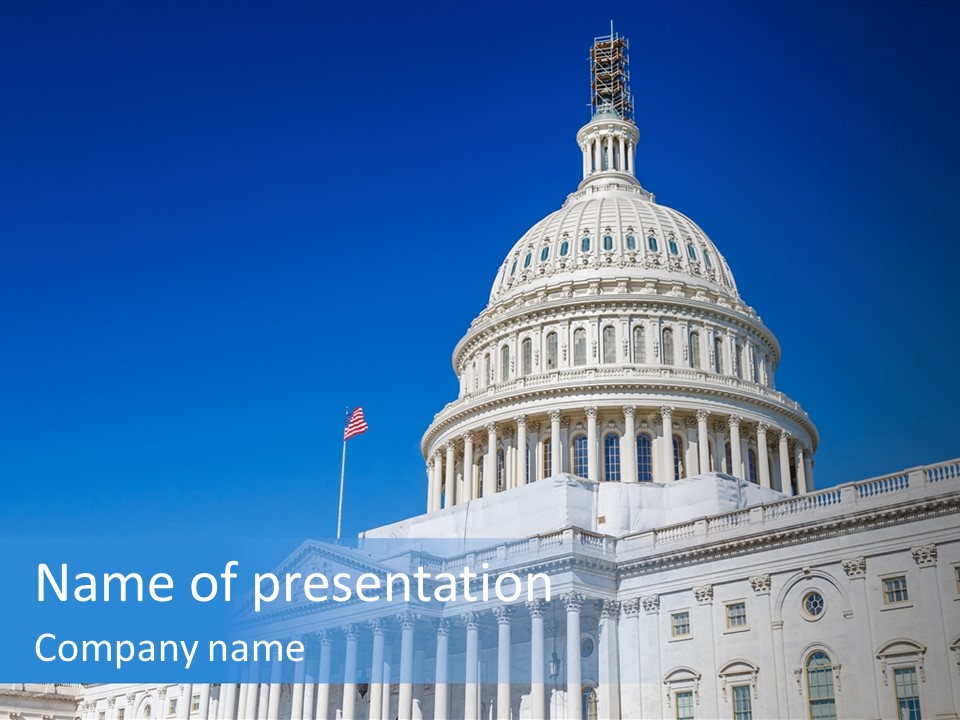 Touristic Monument Capital PowerPoint Template