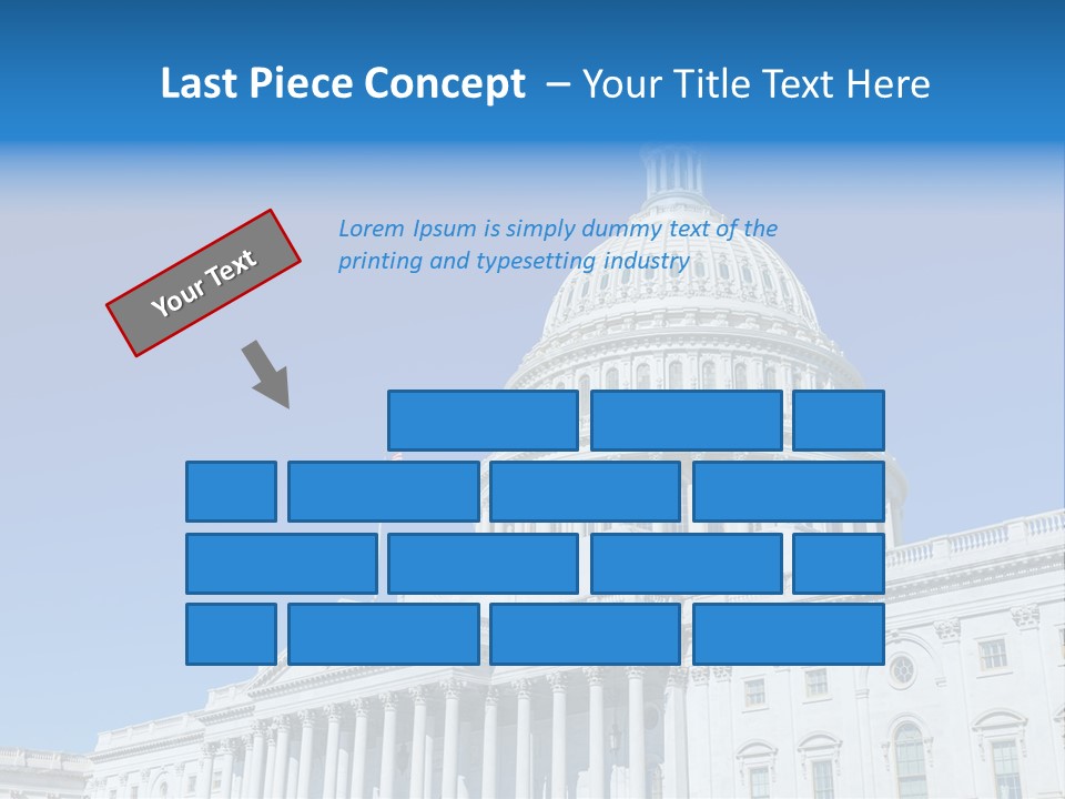 Touristic Monument Capital PowerPoint Template