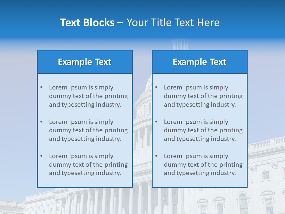 Touristic Monument Capital PowerPoint Template