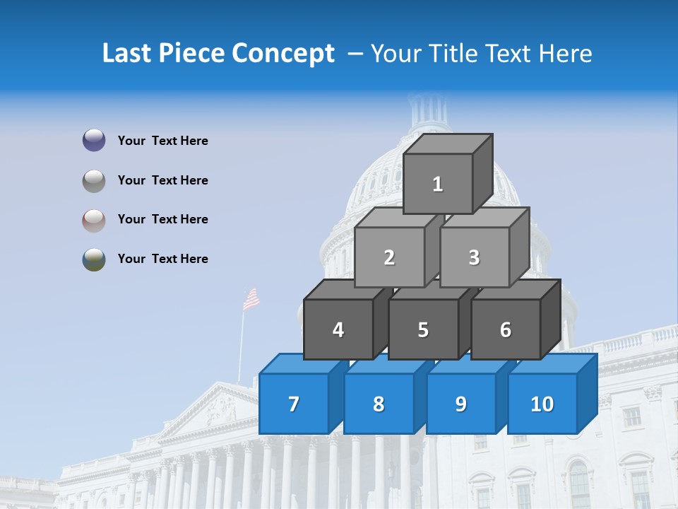 Touristic Monument Capital PowerPoint Template
