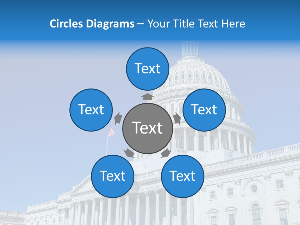 Touristic Monument Capital PowerPoint Template