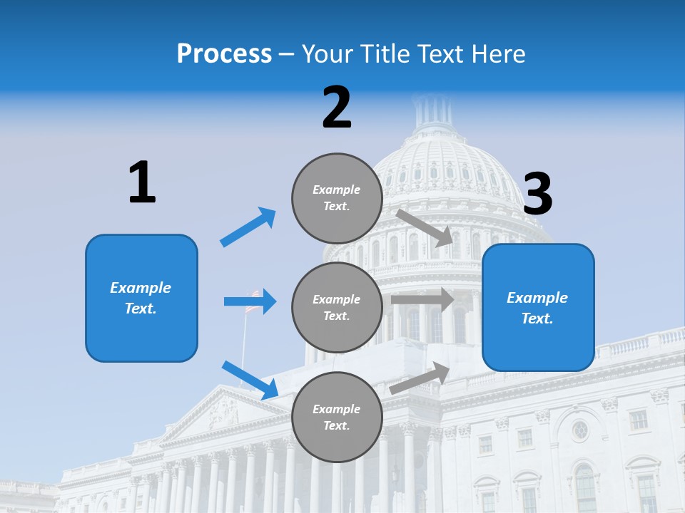 Touristic Monument Capital PowerPoint Template