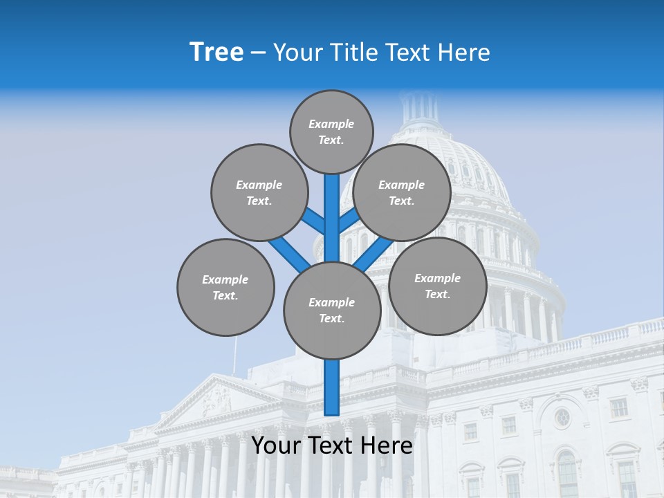 Touristic Monument Capital PowerPoint Template