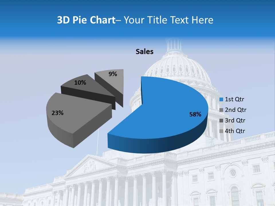 Touristic Monument Capital PowerPoint Template